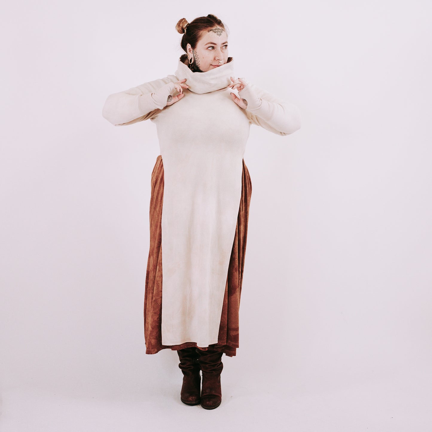 Rán Winter tunic - mystic cream