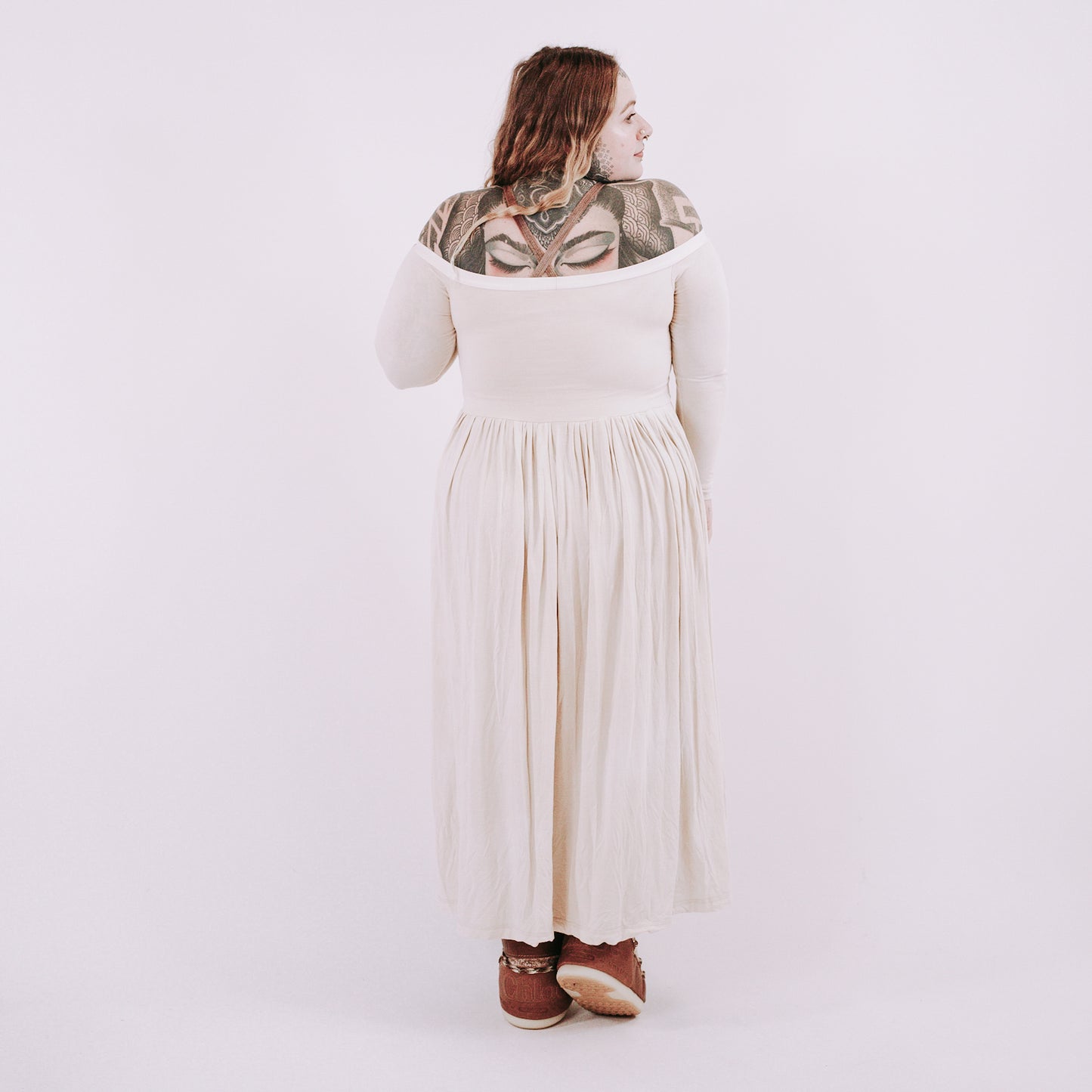 Lif Maxi Dress - beige glow