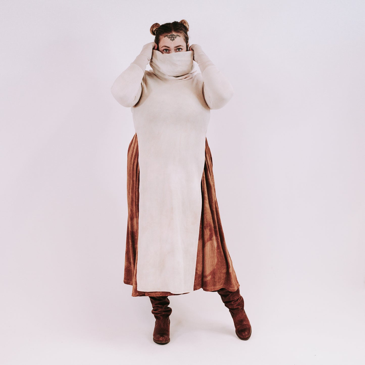 Rán Winter tunic - mystic cream