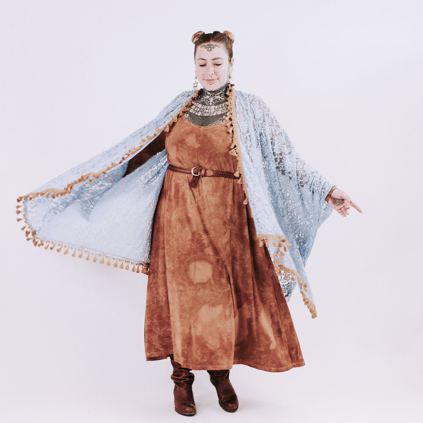Midi Dress - autumn glow