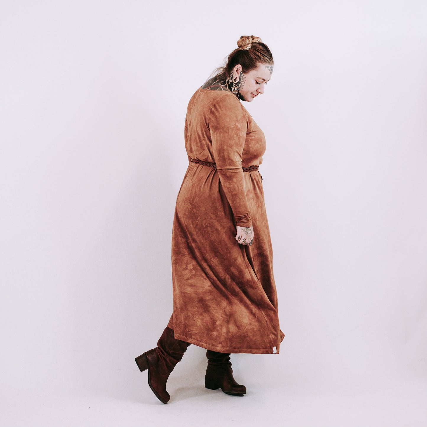 Midi Dress - autumn glow