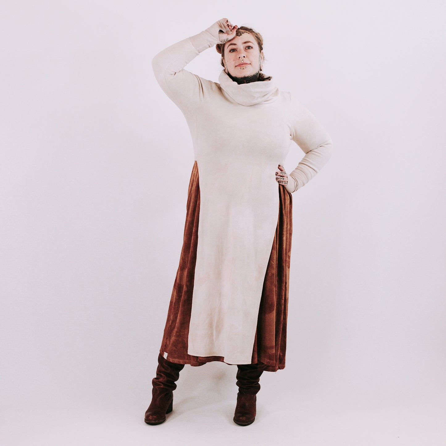 Rán Winter tunic - mystic cream