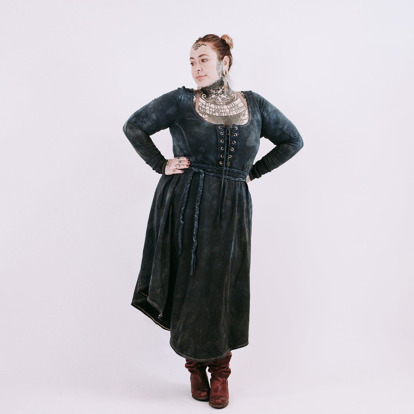 OOAK Birka Long Tunic - mystic river