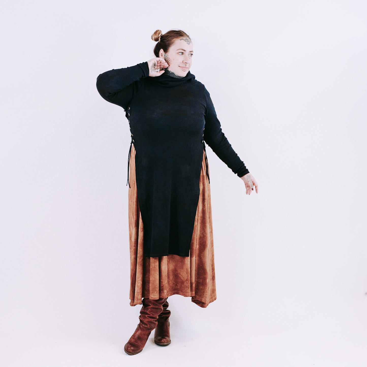 Rán Winter tunic - mystic river