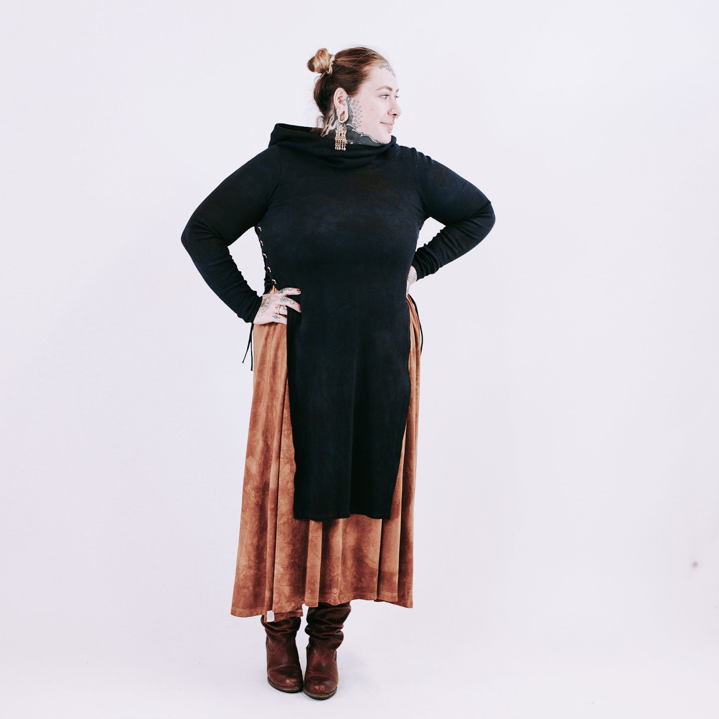 Rán Winter tunic - mystic river