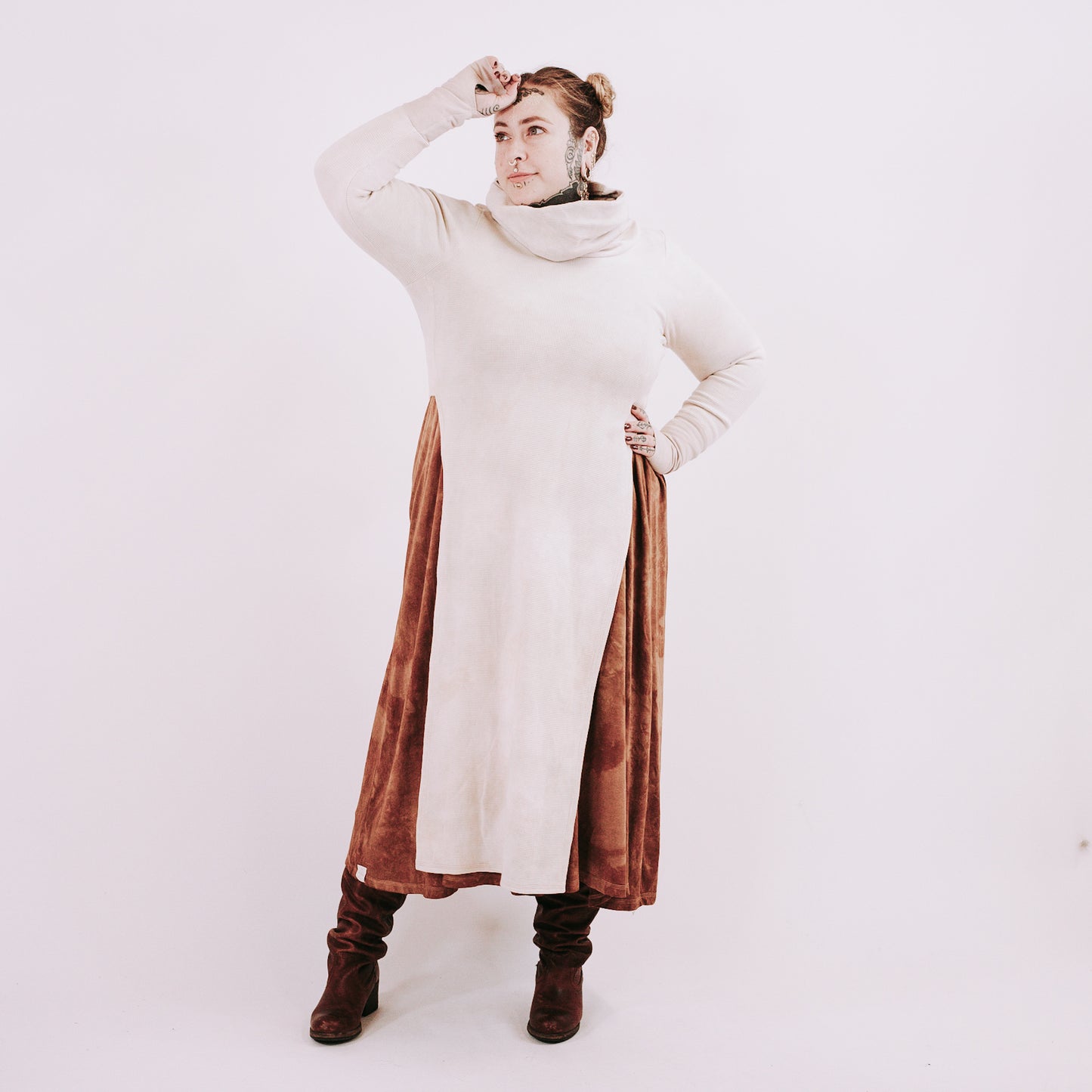 Rán Winter tunic - mystic cream