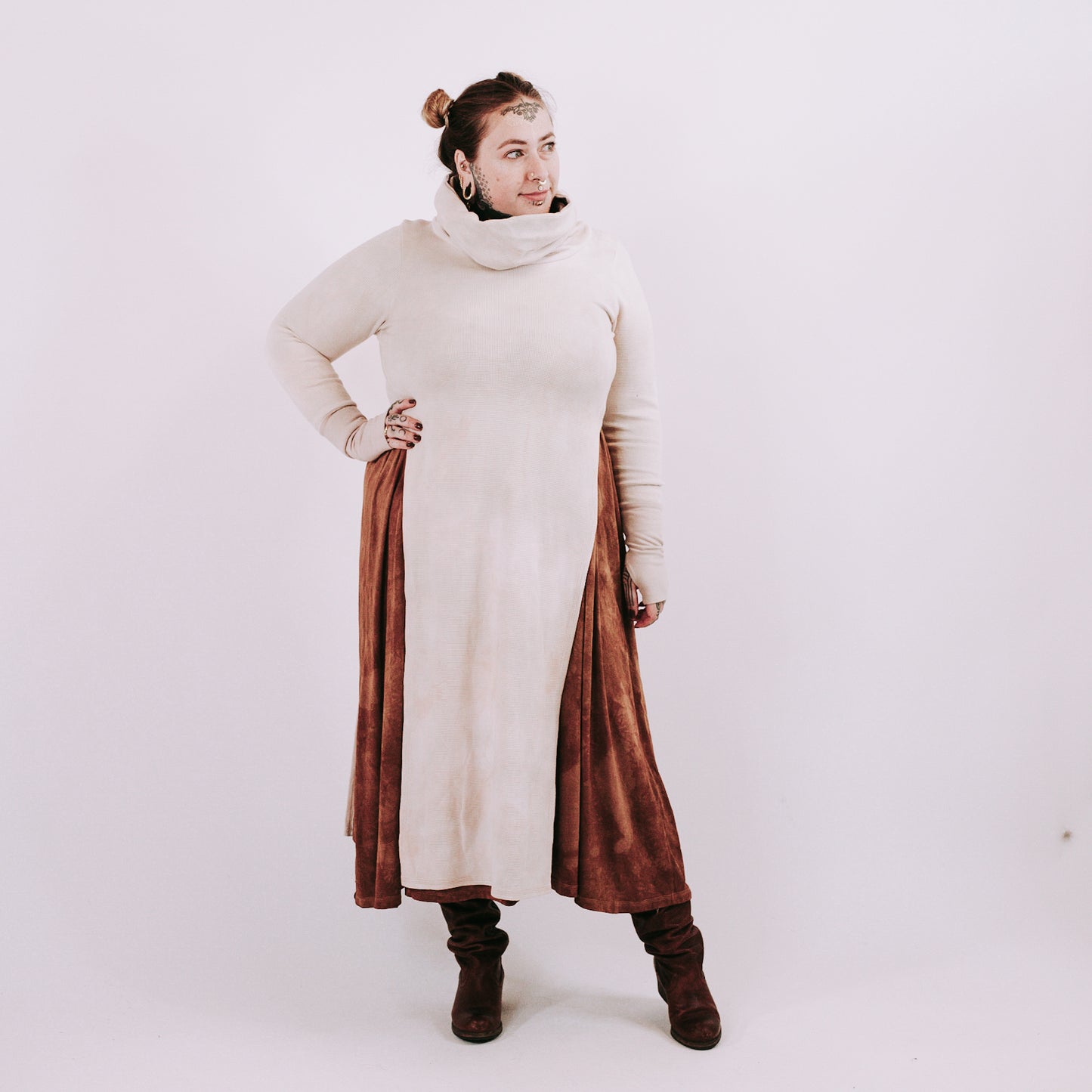 Rán Winter tunic - mystic cream