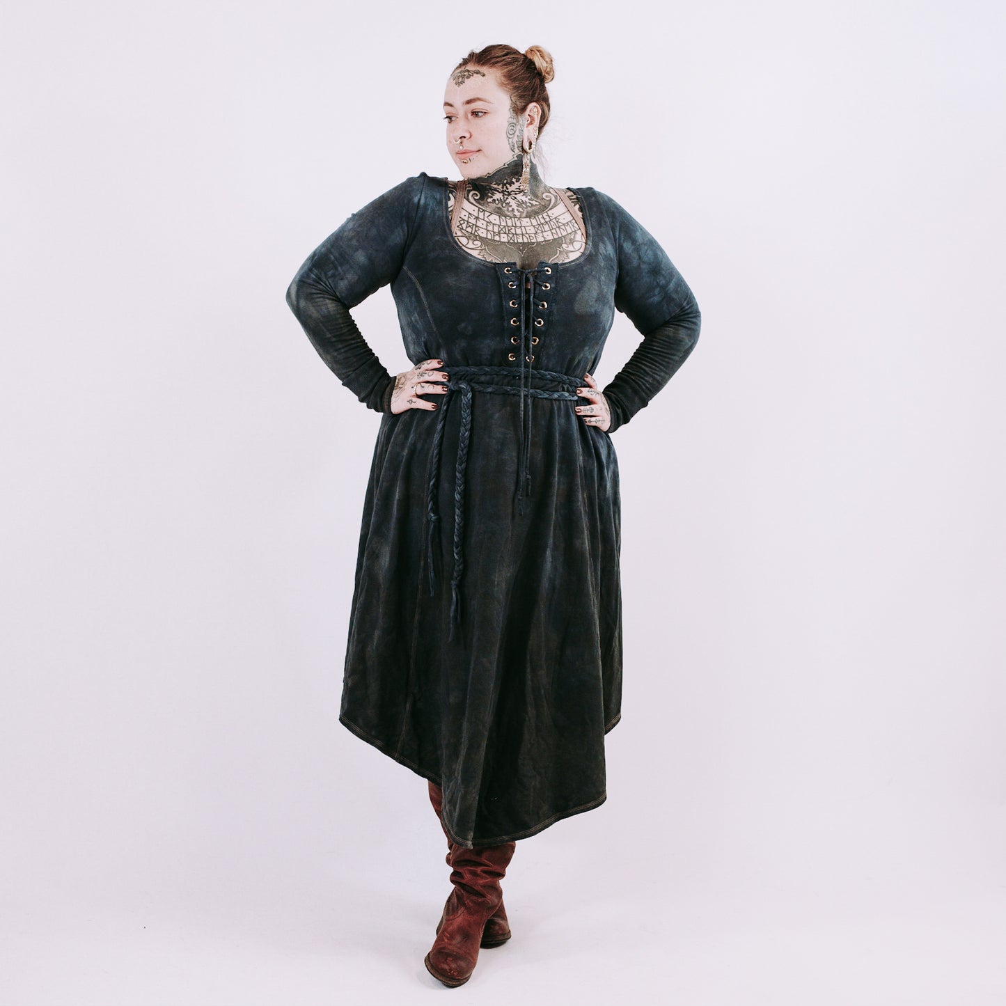 OOAK Birka Long Tunic - mystic river