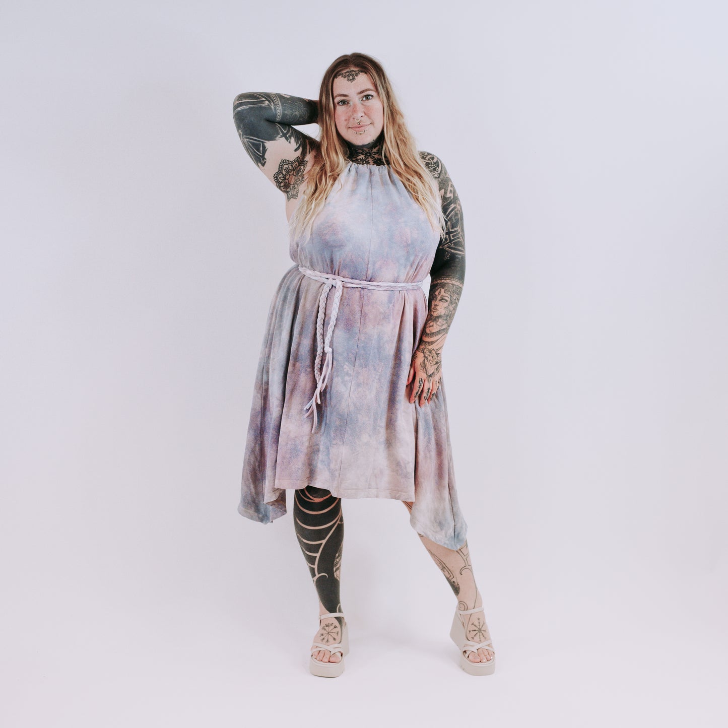 Summer Berkana Midi Dress - lavender lake