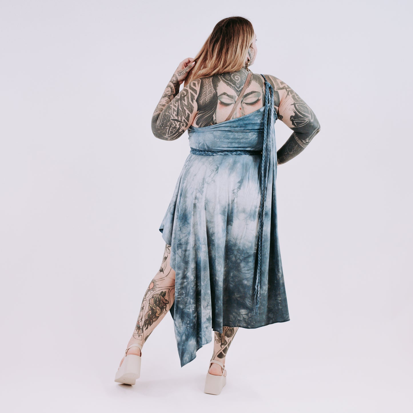 OOAK Thalassa dress - ocean
