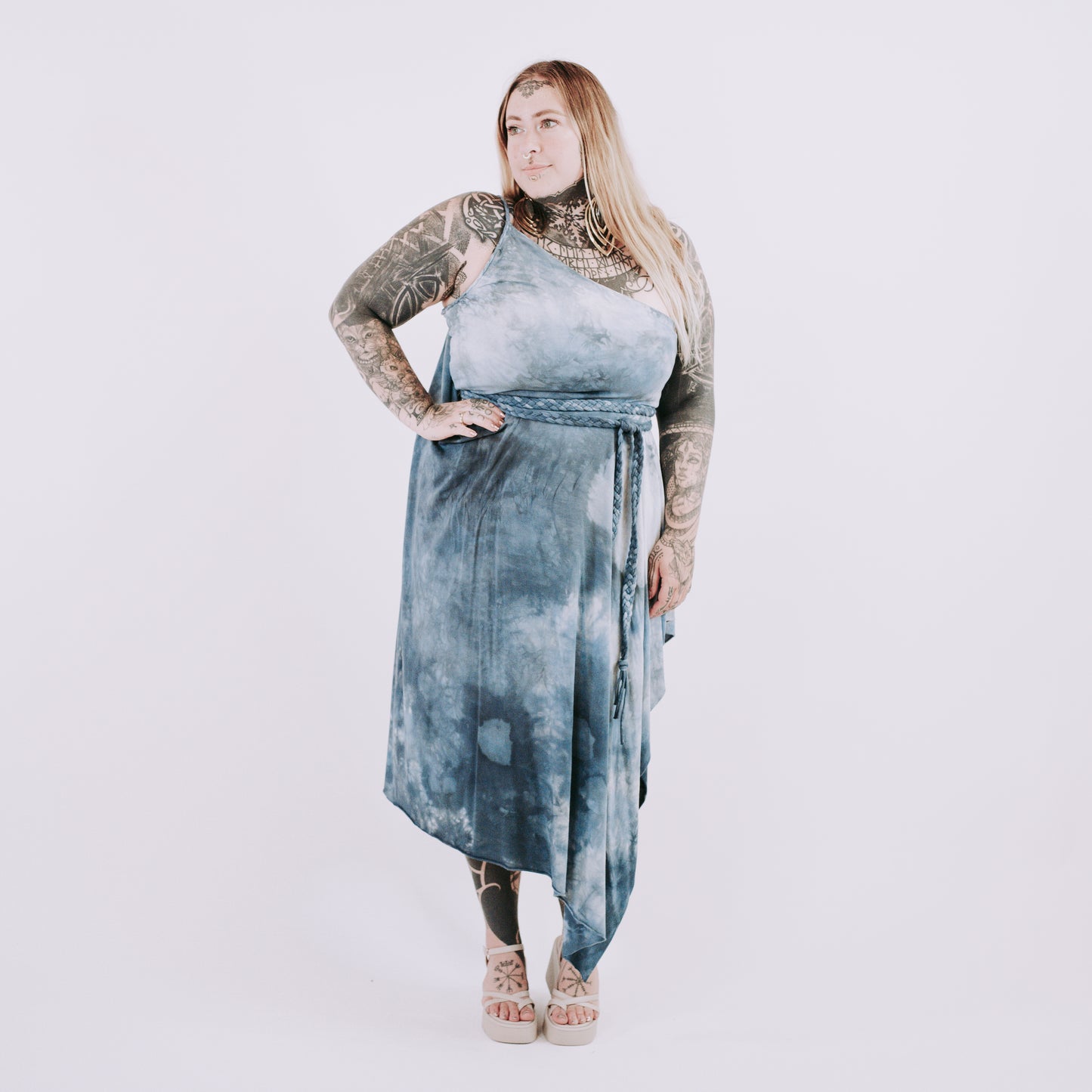 OOAK Thalassa dress - ocean