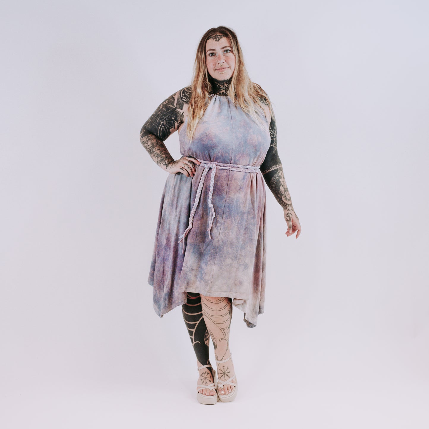 Summer Berkana Midi Dress - lavender lake