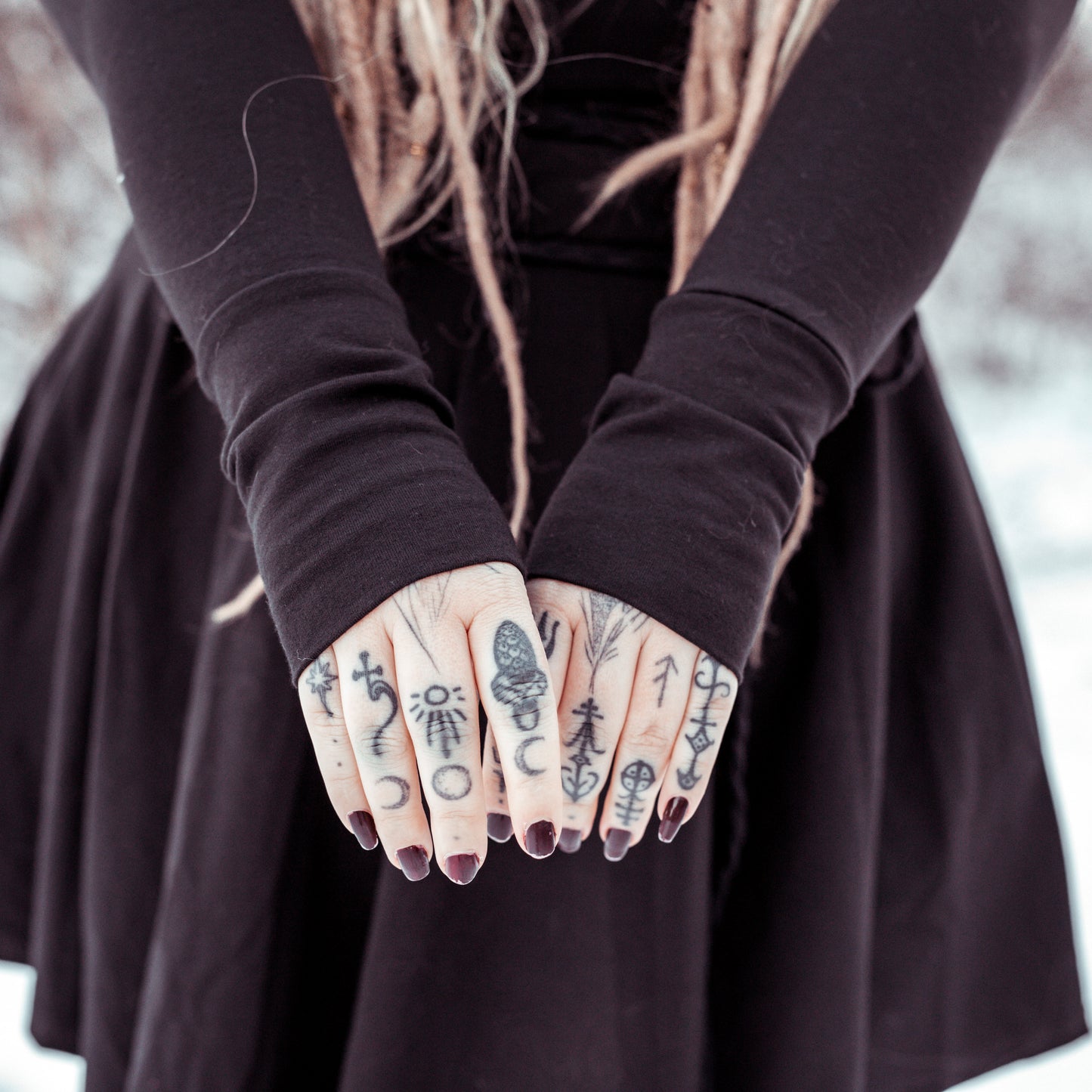 Longsleeve Flora Dress -myrkur