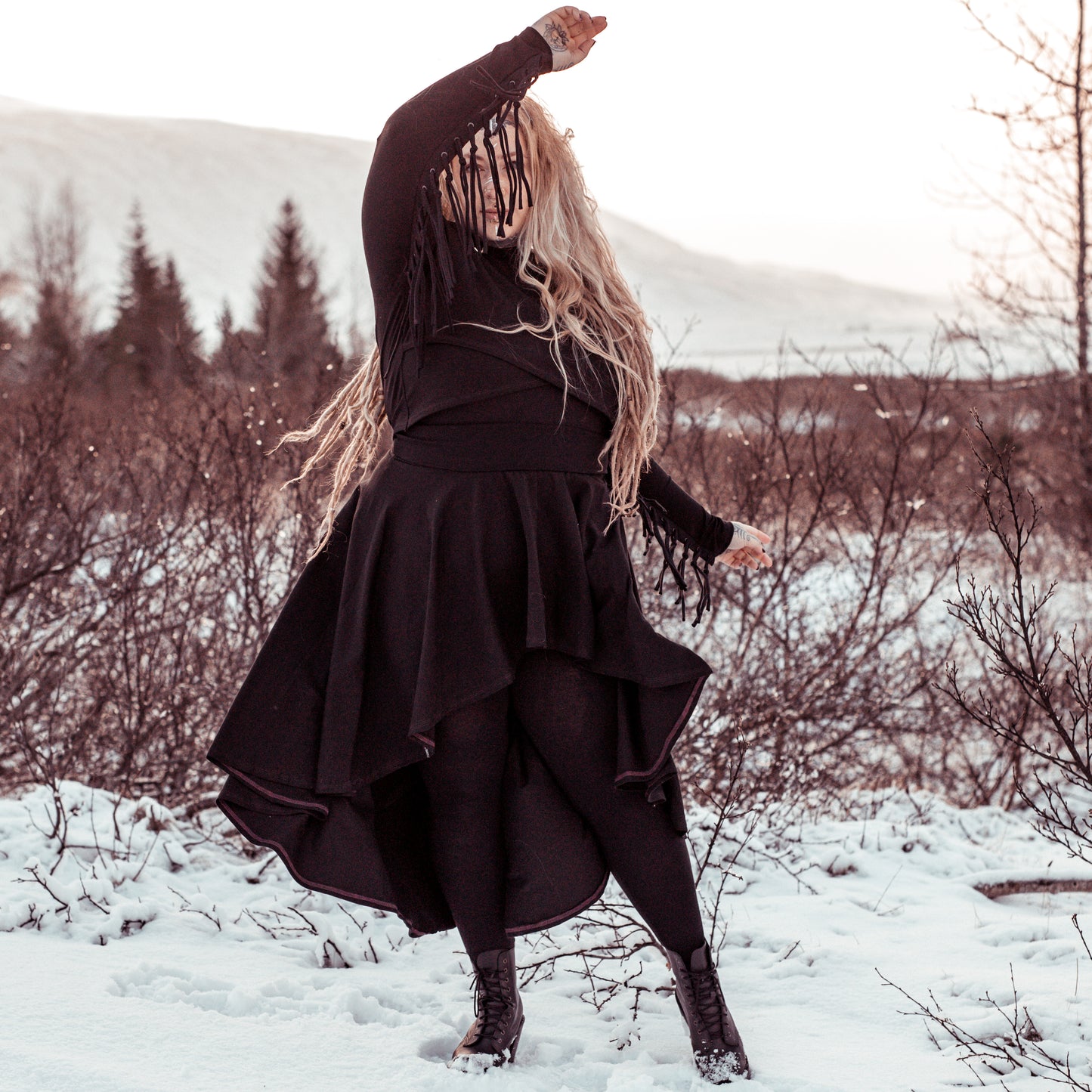 Laguz High-Low Skirt - myrkur