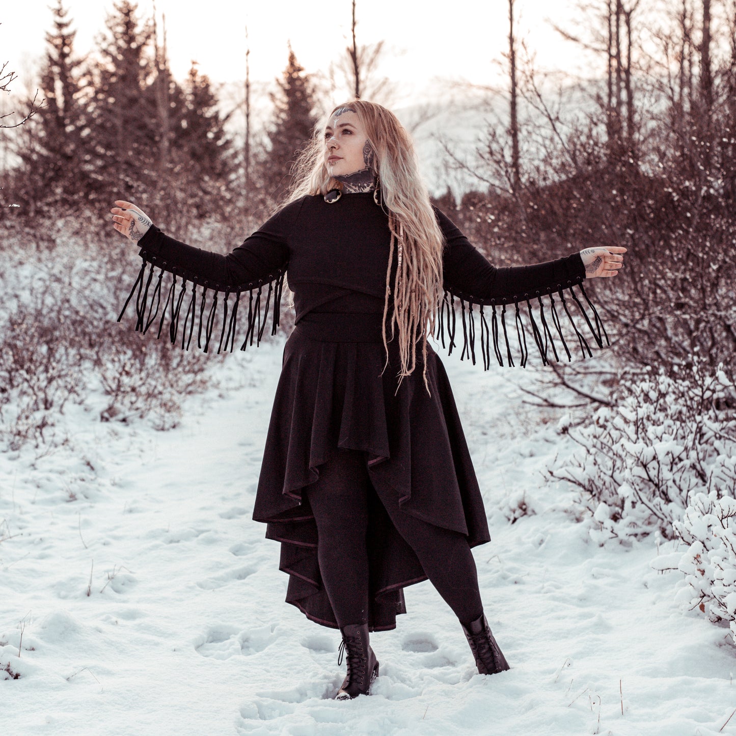 Laguz High-Low Skirt - myrkur