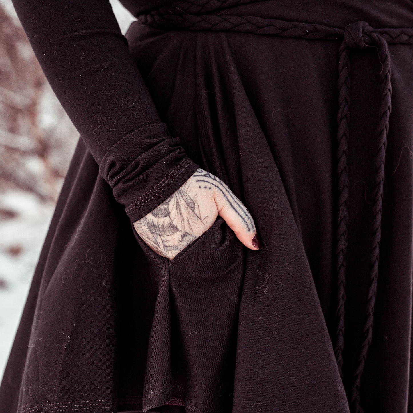 Longsleeve Flora Dress -myrkur